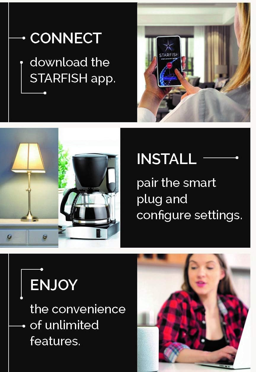 Starfish Wifi Smart Plug 2-Pack