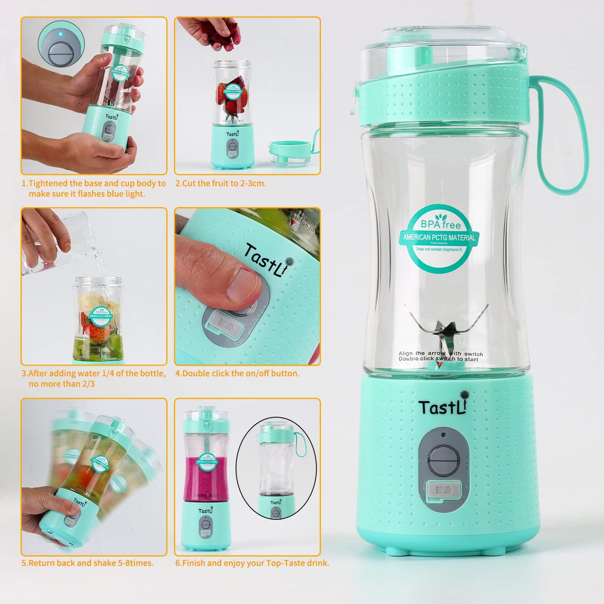 Portable Personal Blender - Pink