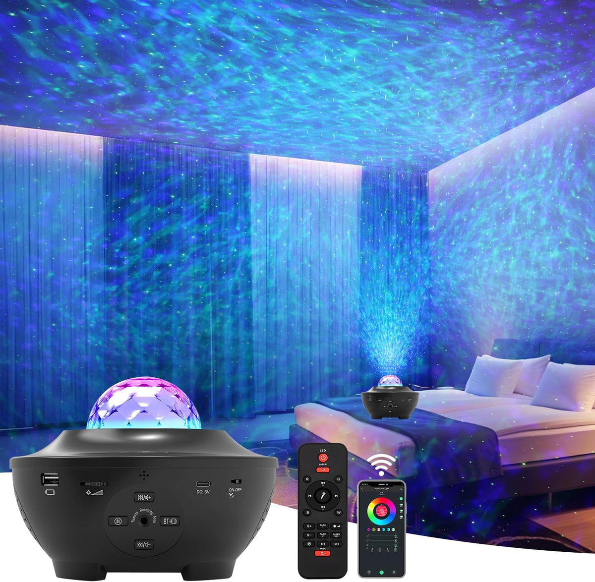 Galaxy Projector for Bedroom