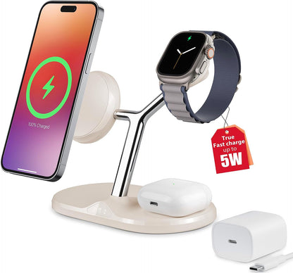 3-In-1 Wireless Charging Station with Magsafe