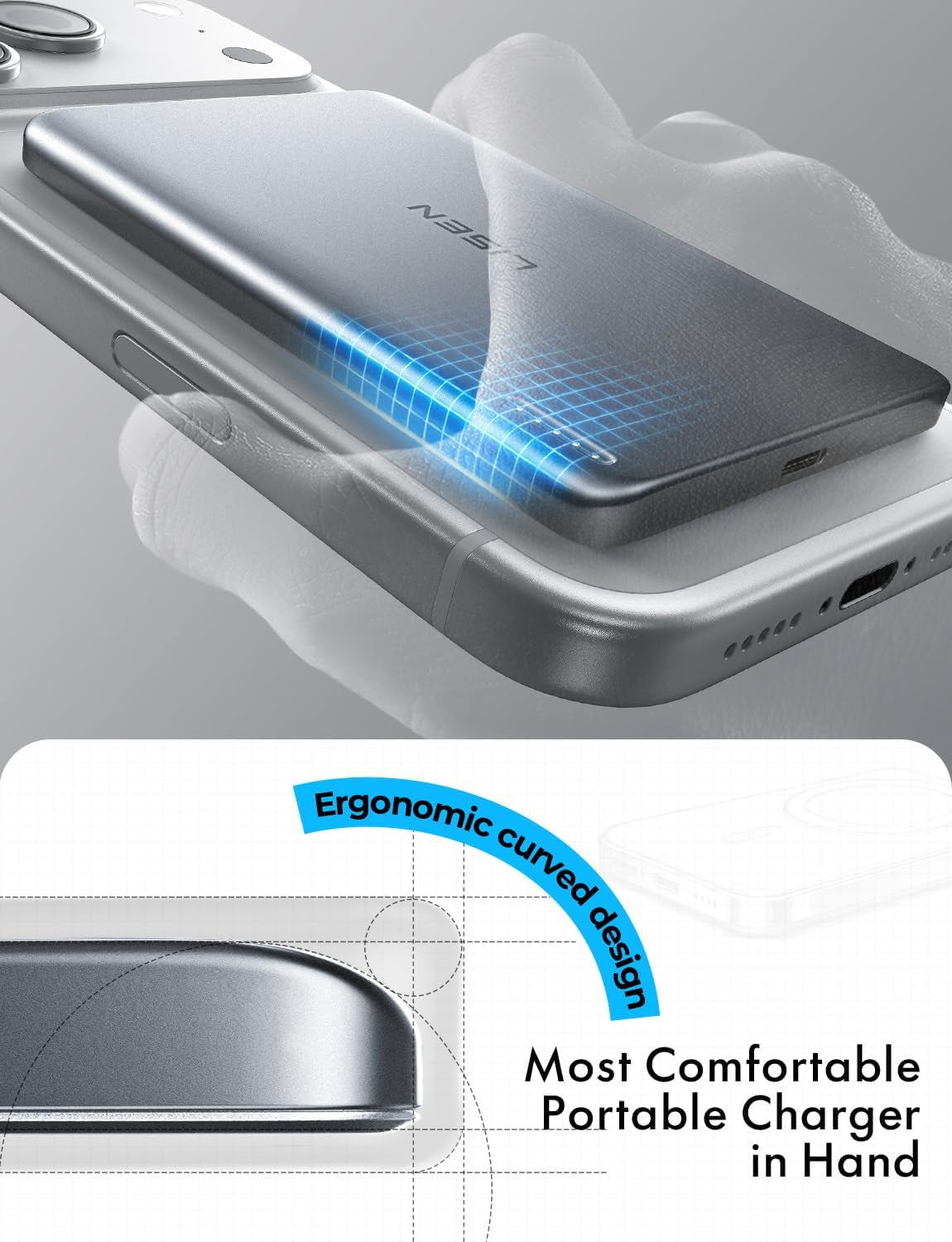 Pink Magsafe Power Bank